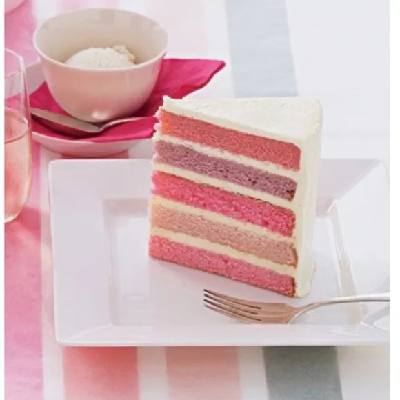 Vintage Handmade pink striped afghan throw blanket perfect for little gi… - Picture 9 of 9